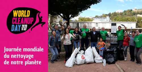 World Clean-Up Day : sur les bords de Saône