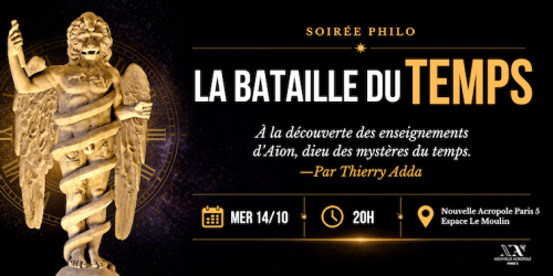 Soirée Mythes & mystères - Le dieu Aïon ou la Bataille du Temps